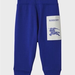 NWT- Burberry Cotton Jogging Pants 6Y
